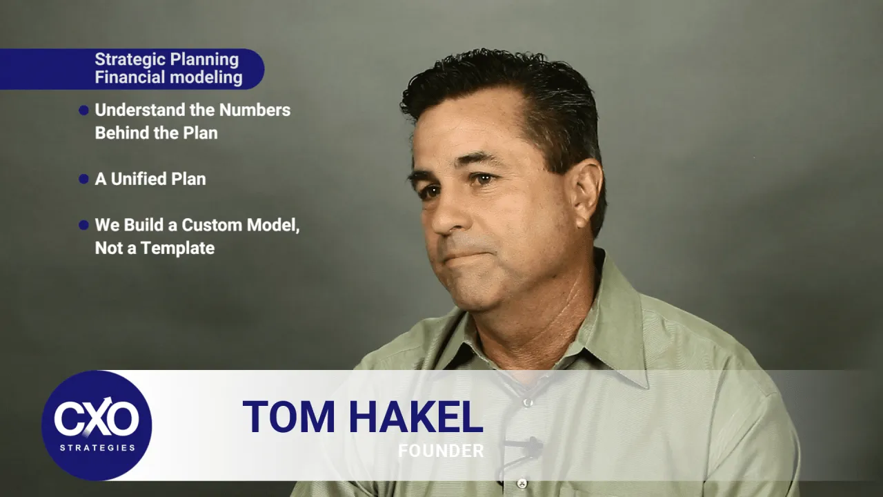 Tom Hakel on strategic planning and financial modeling